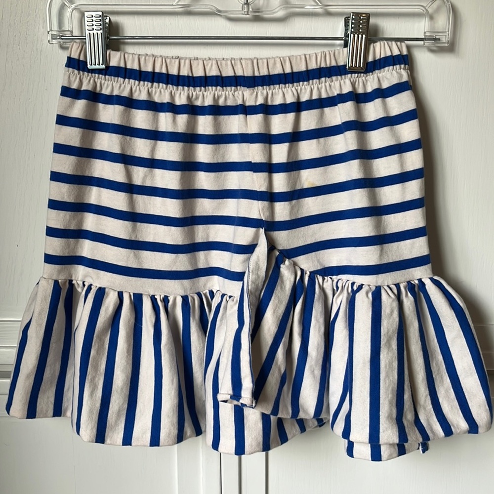 Crewcuts blue and white striped skirt (10)